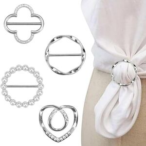 4 Pack Scarf Rings